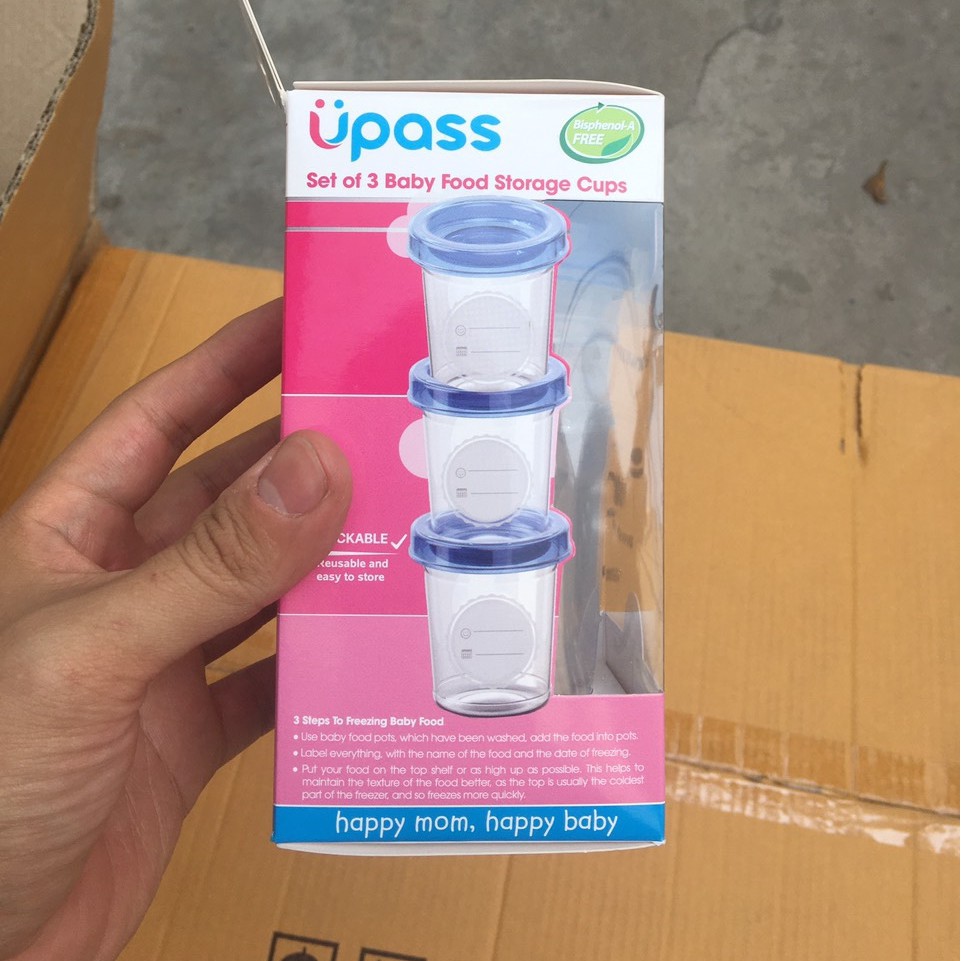  BQShop Bộ 3 cốc trữ sữa Upass chất lượng cao giá siêu rẻ