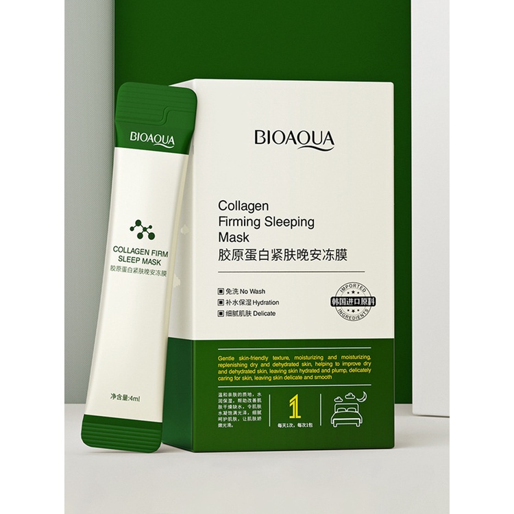 Set 20 Mặt Nạ collagen Làm Trẻ Hóa Làn Da Công Thức Hàn Quốc Giúp Giảm Thâm Mụn Se Khít Lỗ Chân Lông Làm Săn Chắc Da Yr