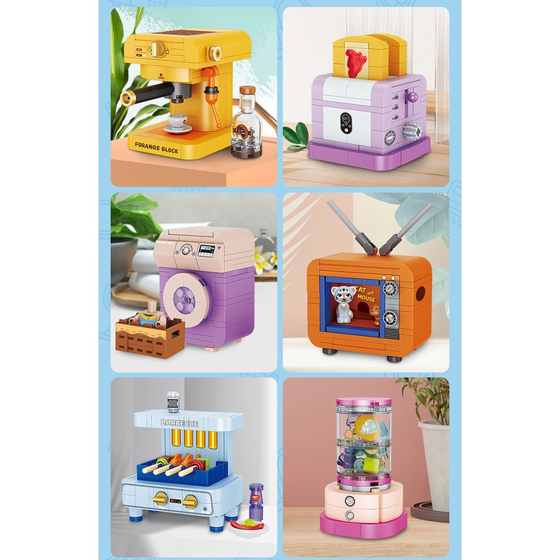 Bộ Đồ Chơi Lắp Ráp Các Khối Cho Bé