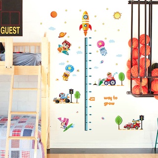 Decal thước đo chiều cao dán tường đáng yêu - đủ mẫu