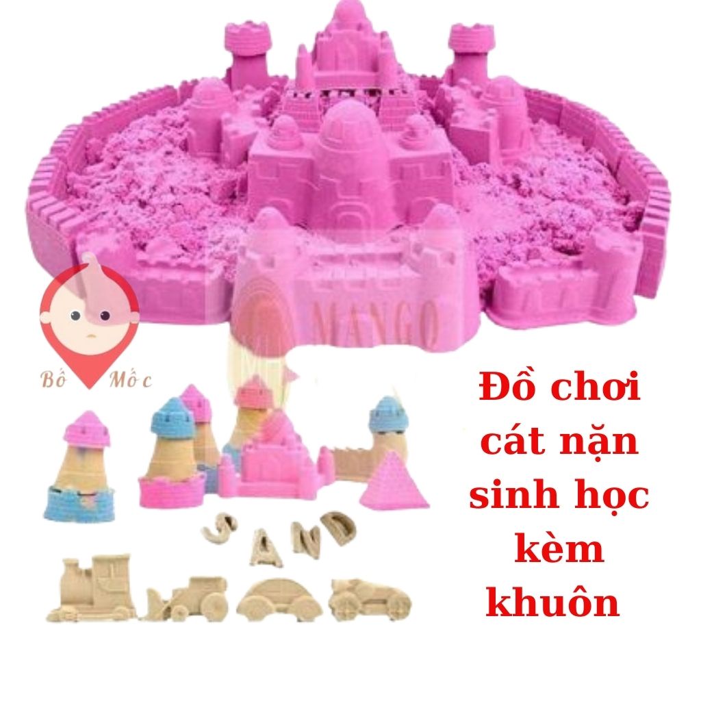 Đồ Chơi Cát Nặn Sinh Học - Cát Động Lực Tạo Hình Cho Bé Vui Chơi, Giải Trí, Rèn Luyện Thông Minh- Shop Bố Mốc