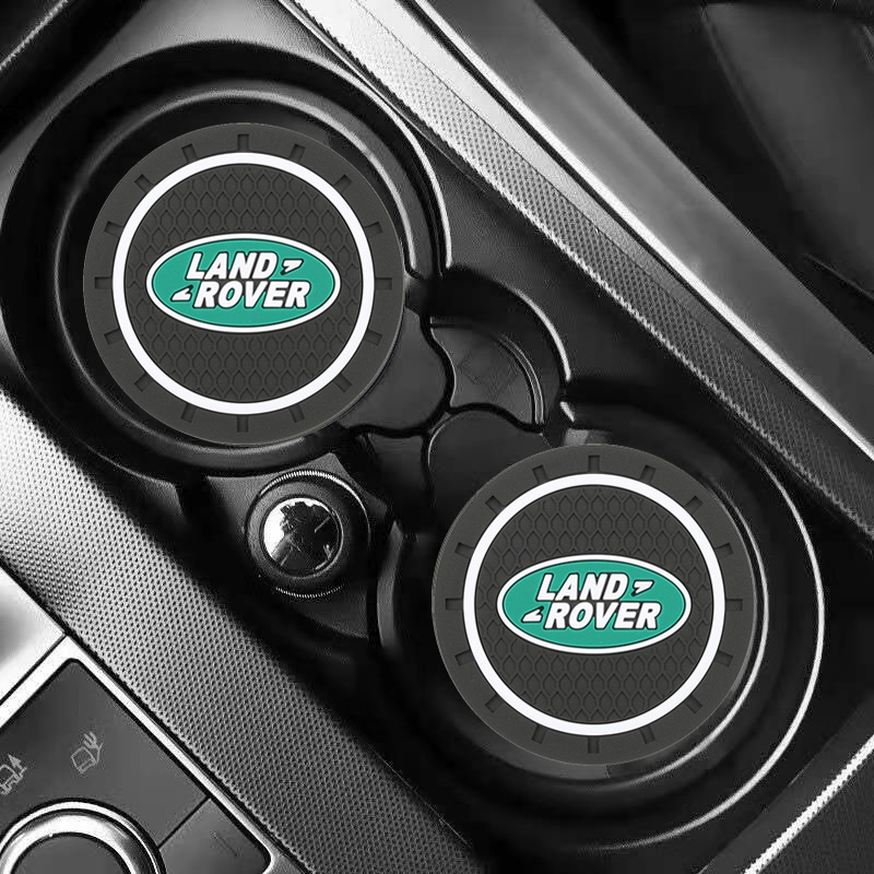 Tấm lót ly bằng PVC chống trượt in họa tiết sợi Carbon cho Land Rover Evoque Discovery 4 5 Range Rover | BigBuy360 - bigbuy360.vn