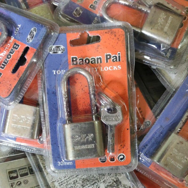 Ổ Khóa Baoan Padlock 30 Siêu Dài Chống Rỉ Sét