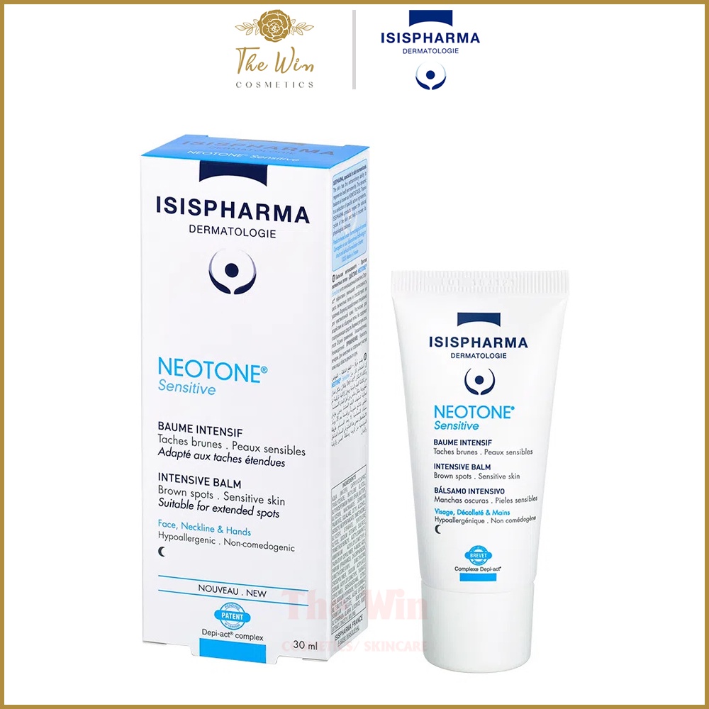 Kem Nám Da, Tàn Nhang, Sạm Da Cho Da Nhạy Cảm Neotone Sensitive - Isis Pharma 30ml