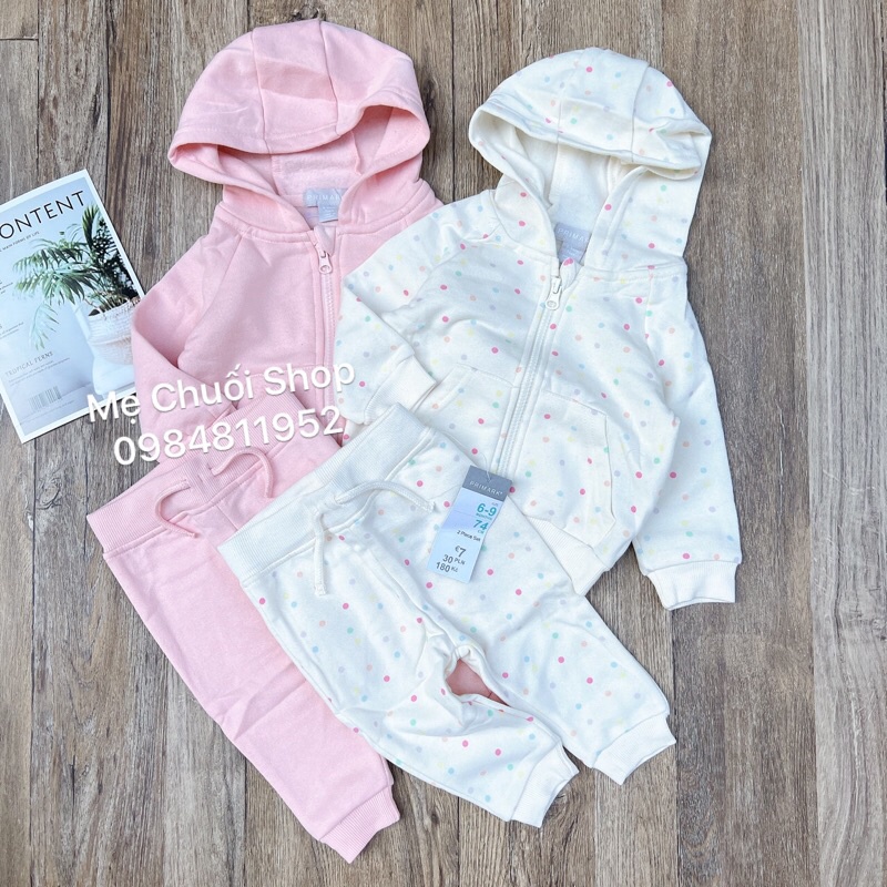 Bộ nỉ Prinmark dư xịn bé gái