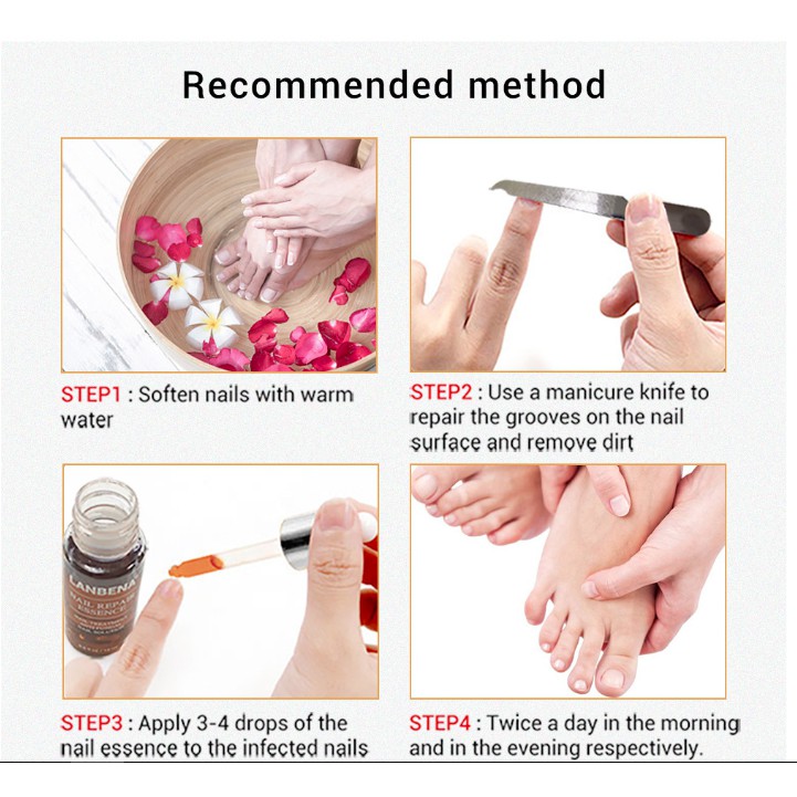 Serum Lanbena Phục Hồi Móng Tay Chân Chống Nấm - Nuôi Dưỡng Tái Tạo Móng EN