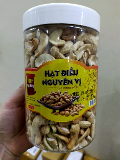 500g hạt điều sấy nguyên vị ngon ngọt chuẩn cho Keto