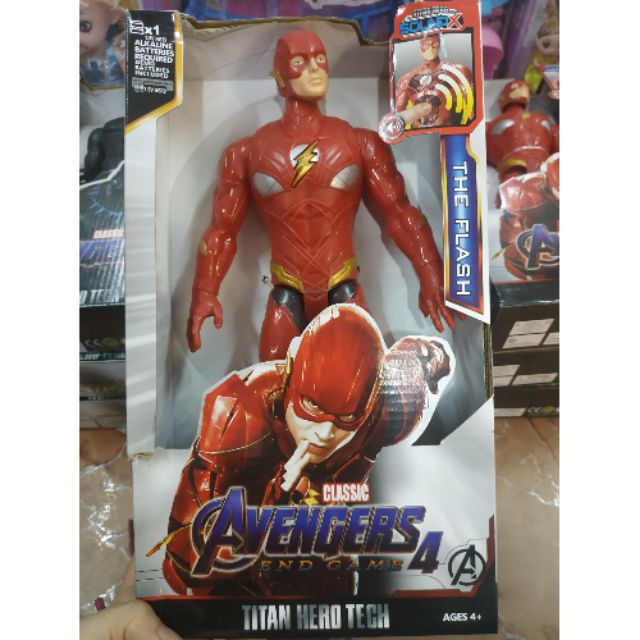 Mô hình Avengers nhân vật The Flash 30cm nhạc đèn