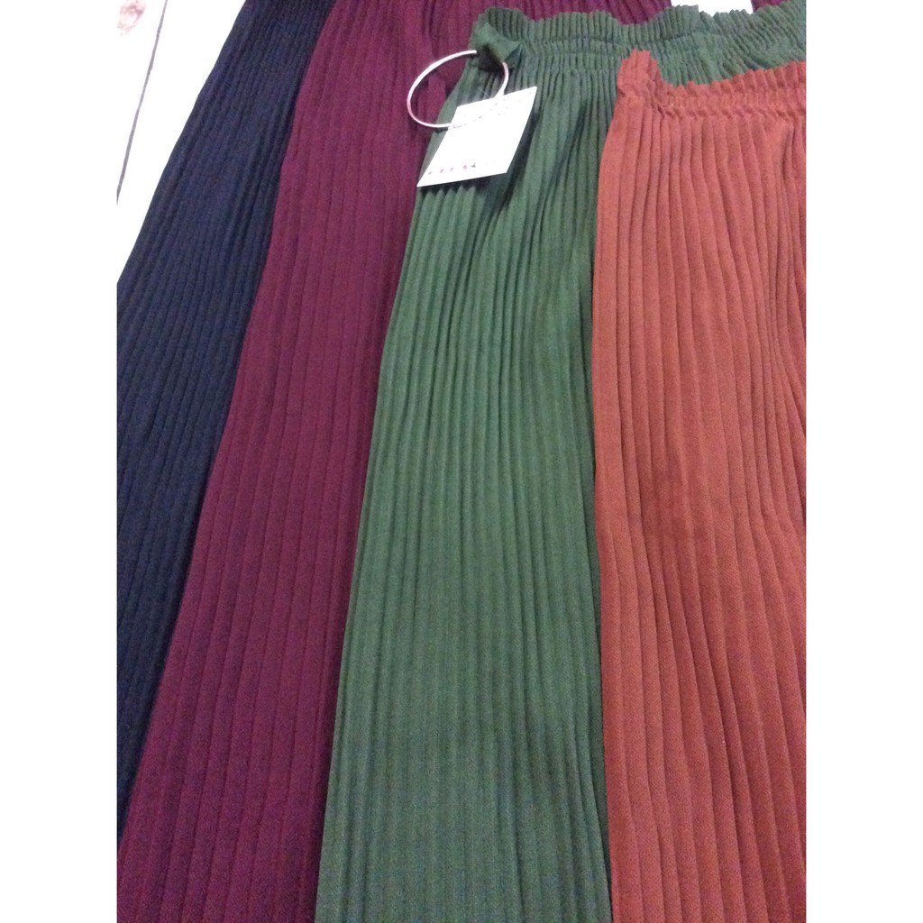 Quần ống rộng dập ly thun co giãn - Quần dài dập ly culottes | BigBuy360 - bigbuy360.vn