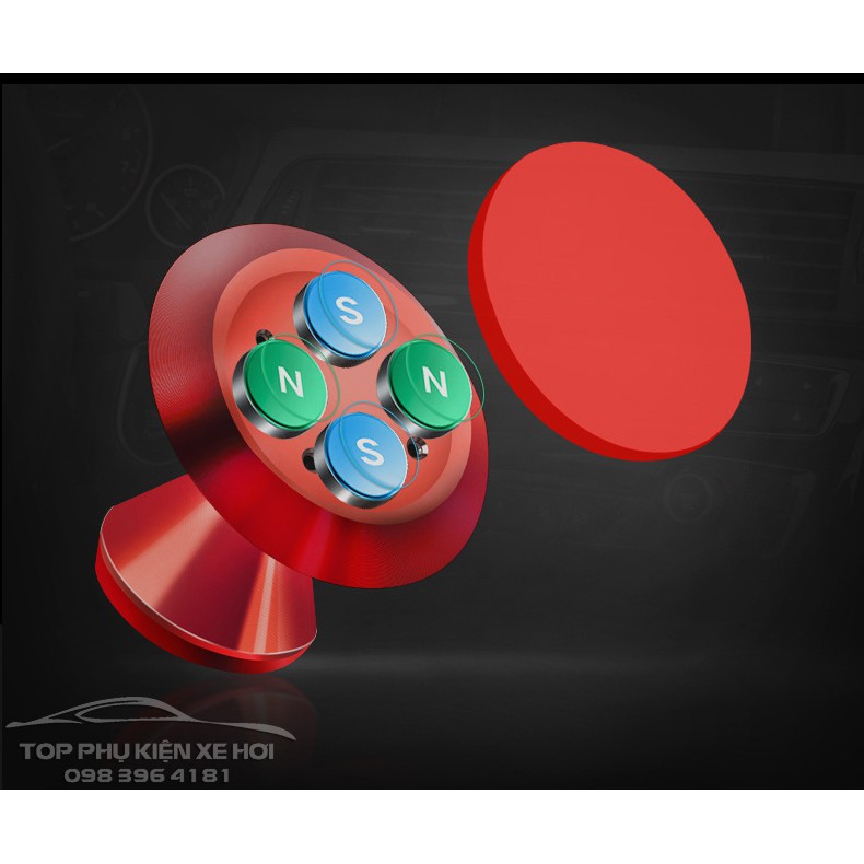 Giá đỡ điện thoại CD4 phát quang hút nam châm trên ô tô | BigBuy360 - bigbuy360.vn