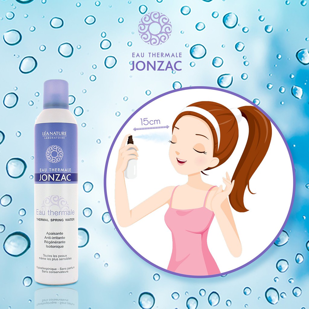 Xịt khoáng cấp nước dưỡng ẩm Jonzac Eau Thermale Thermal Spring Water - HAFA BEAUTY