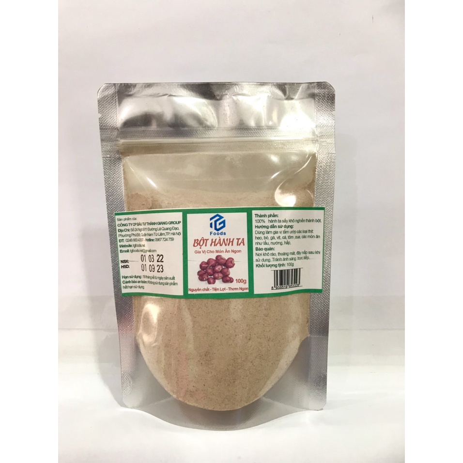 Bột Hành Ta 100g TG FOODS - thơm vị truyền thống [date mới nhất]