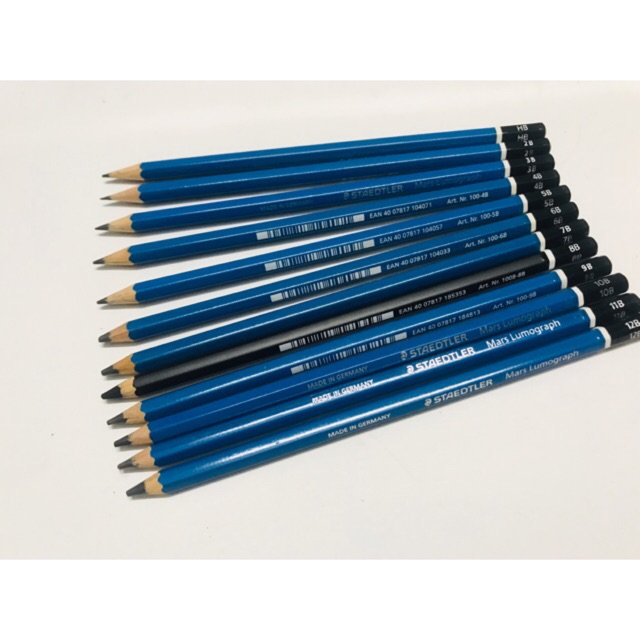 CHÌ STAEDTLER(CHỌN B TỪ HB ĐẾN 12B)