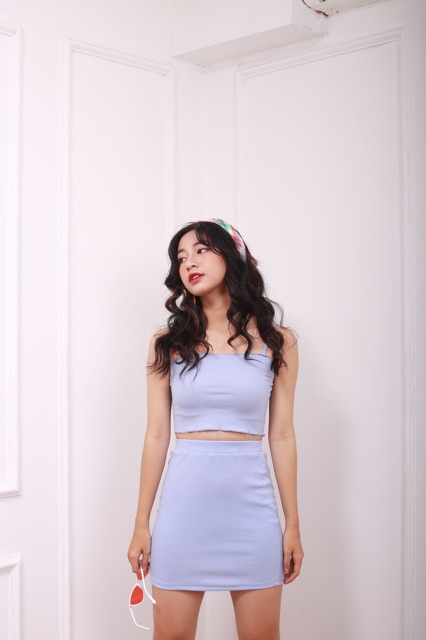 ÁO CROPTOP - NIVARA TOP - ÁO HAI DÂY 30CM - A0033