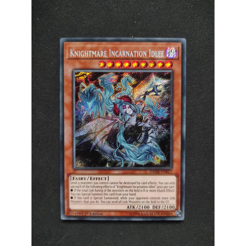 (YGO-TCG)1 lá thẻ bài Knightmare Incarnation Idlee - DANE-EN017 - Secret Rare