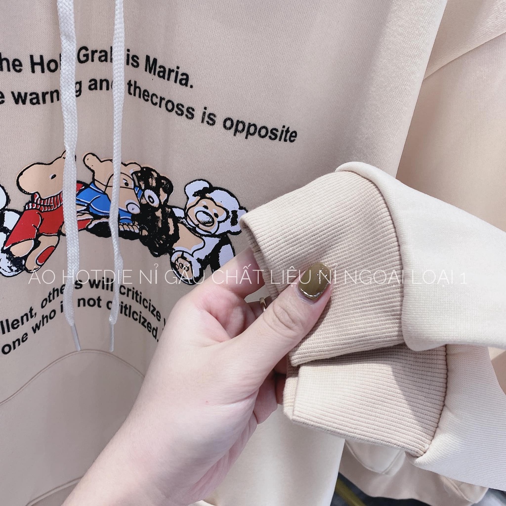 Áo nỉ hình 5 con Gấu mới về,💖FREESHIP💖,Chất nỉ dư sịn | BigBuy360 - bigbuy360.vn