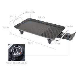Bếp nướng điện không khói Sunhouse, Vỉ nướng điện chống dính đa năng bêp nướng, BBQ, thịt, rau củ bảo hành 12 tháng