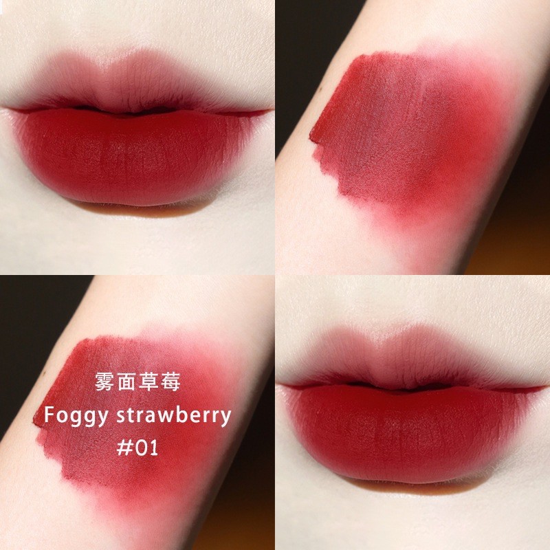 Son Kem Bóng Nhung Lì Tint Lì Lameila Guicami Novo Velvet Lip Glaze Dưỡng Ẩm Chống Thấm Nước Không Phai Nội Địa Trung