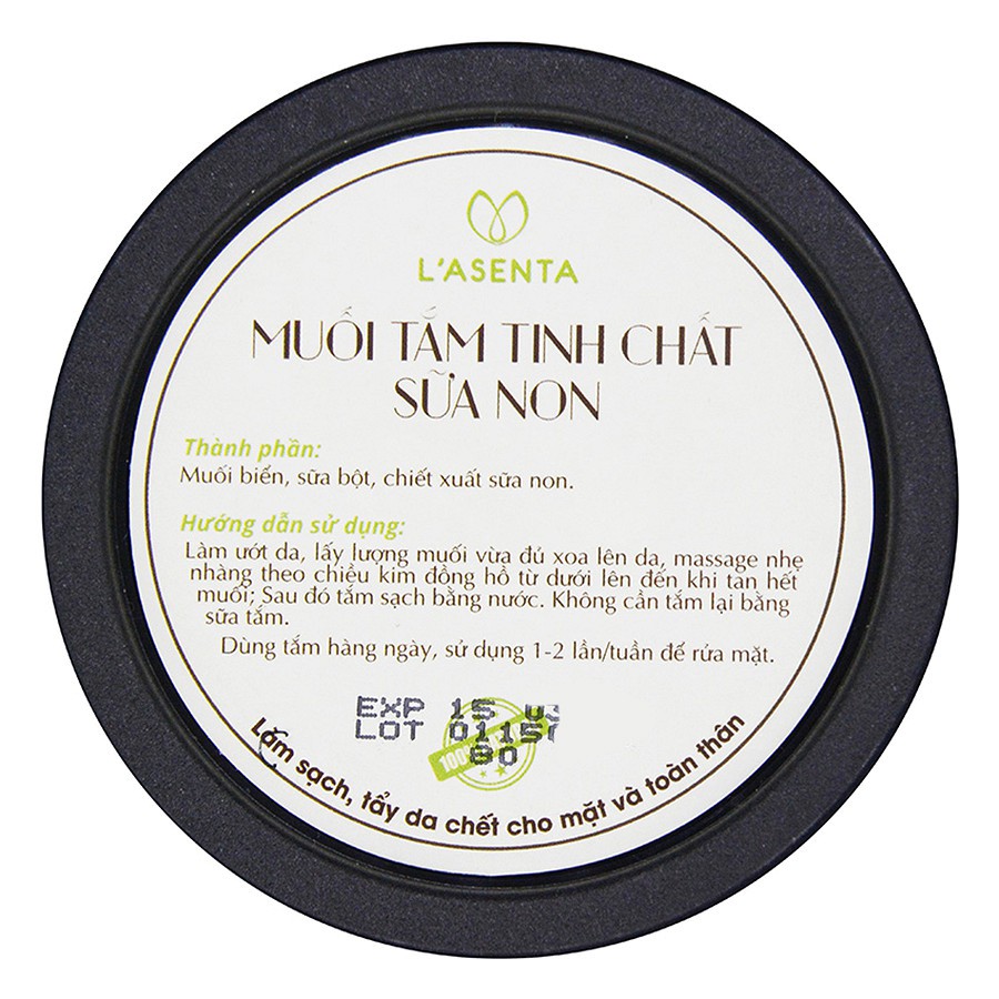 Muối tắm tinh chất sữa non Colostrum Salt Scrub 200 gram