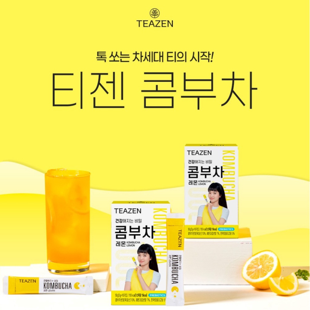 Trà Teazen Kombucha Hàn Quốc tốt cho tiêu hóa
