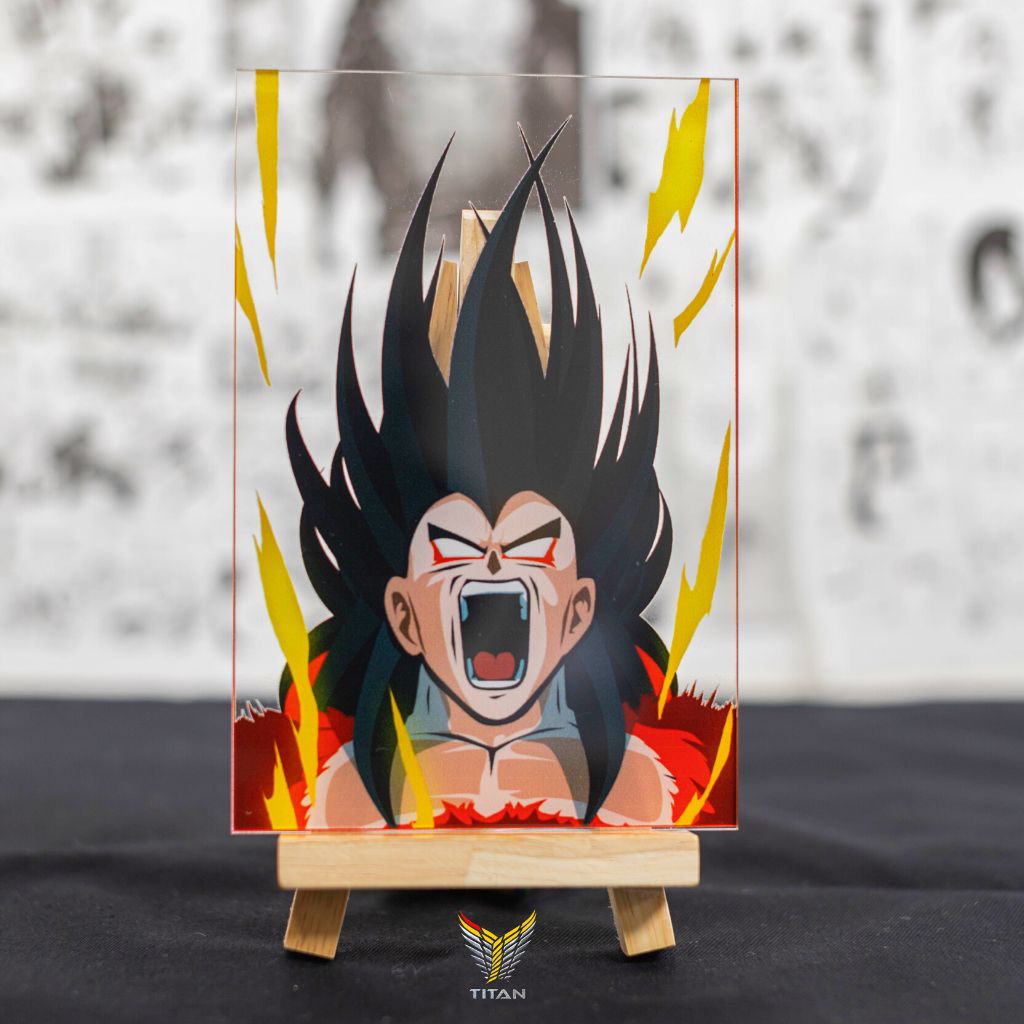 Tranh kính anime chủ đề Anime Hip hop style,Onepiece, Dragon Ball, Naruto trang trí góc học tập, decor bàn làm việc