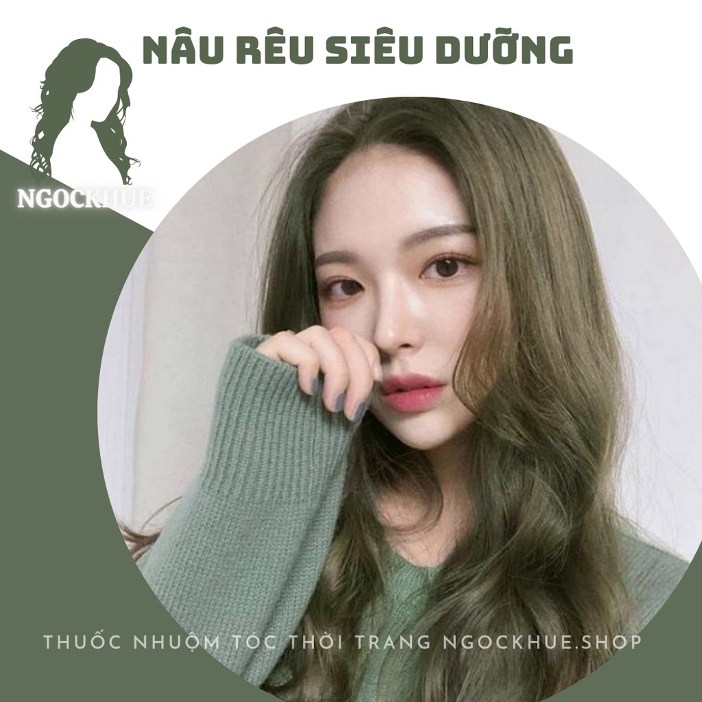 thuốc nhuộm tóc nâu rêu - Ngọc Khuê Shop