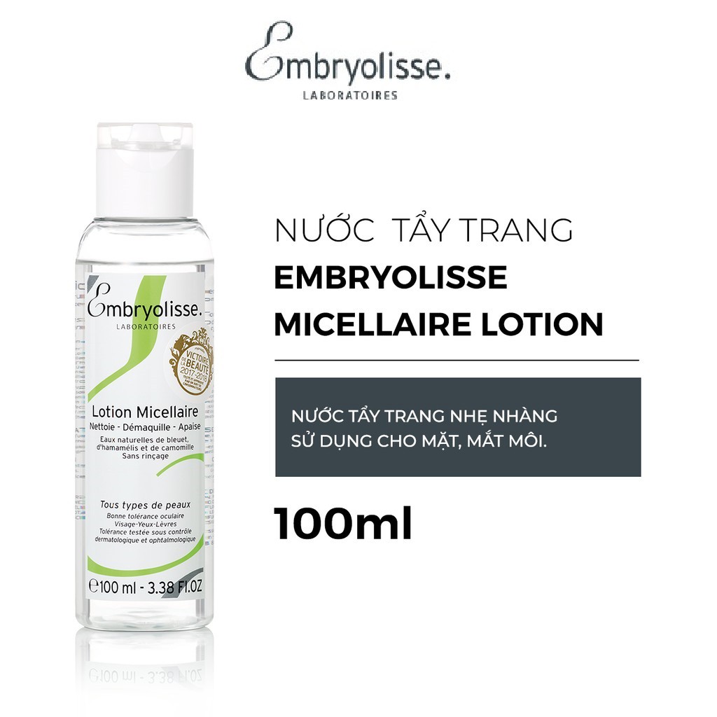 Nước Tẩy Trang Embryolisse Micellaire Lotion 100ml