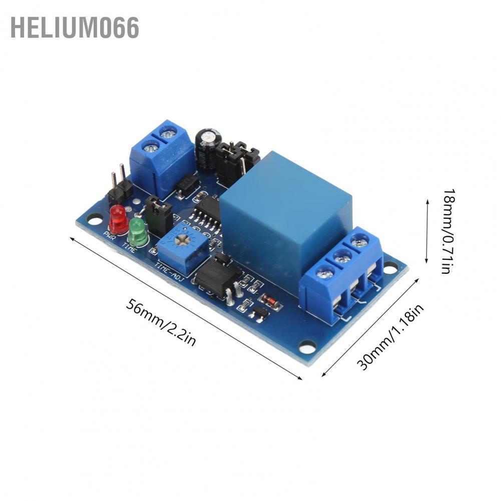 Helium066 Time Delay Relay Module 5V PCB Timing Vibration Alarm Controller Board for Anti Theft System