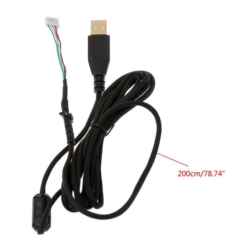 Dây Cáp Chuột USB Thay Thế Bằng Nylon Màu Đen Cho G102 G PRO