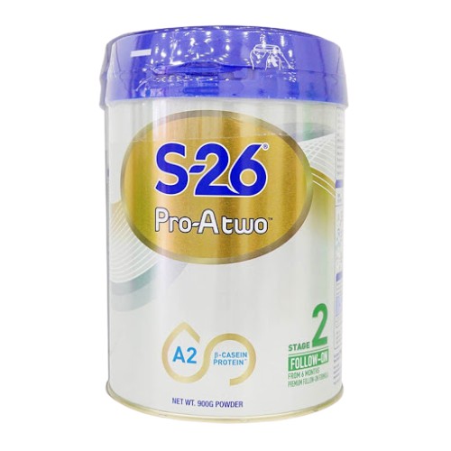 Sữa S26 Pro A2 Số 2 Lon 900 Gram, giúp bé tâng cân, chiều cao, phát triển toàn diện.