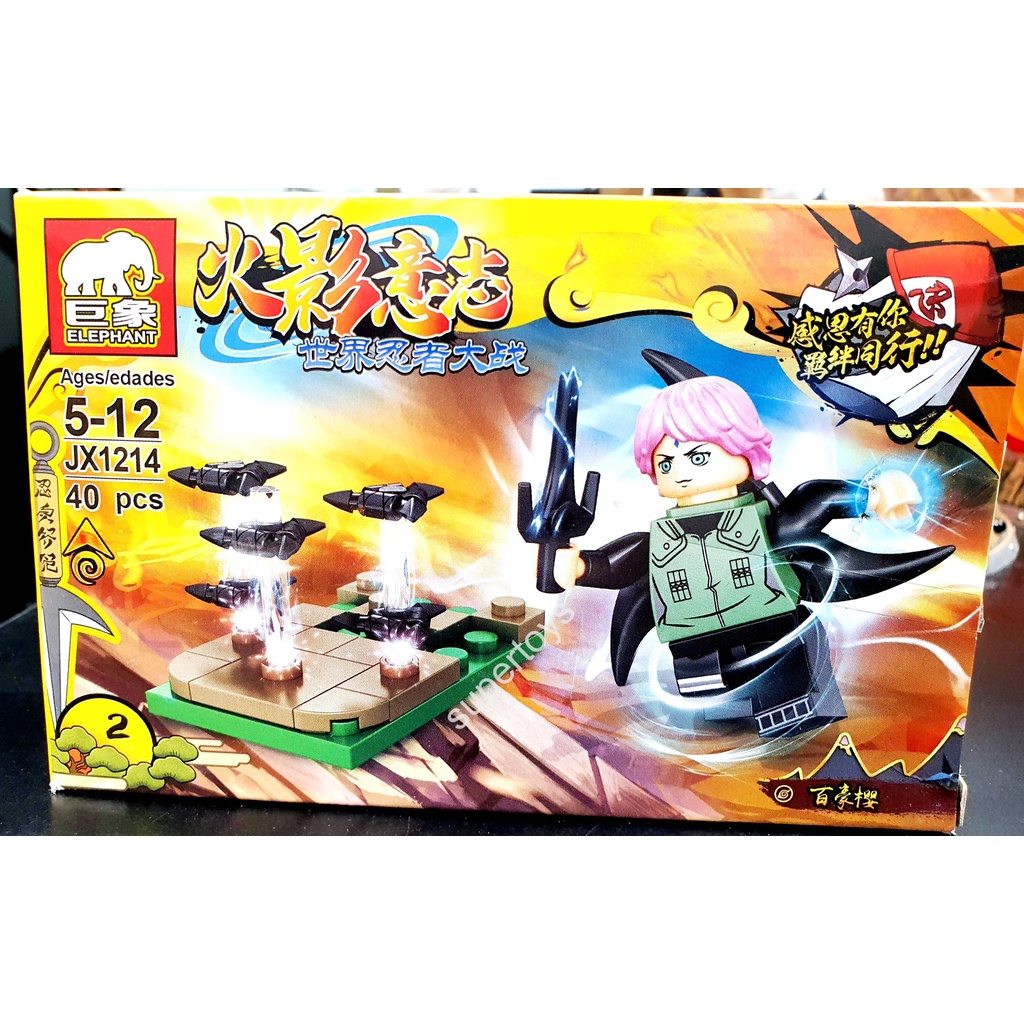 lego các nhân vật naruto và skill mô hình lắp ghép