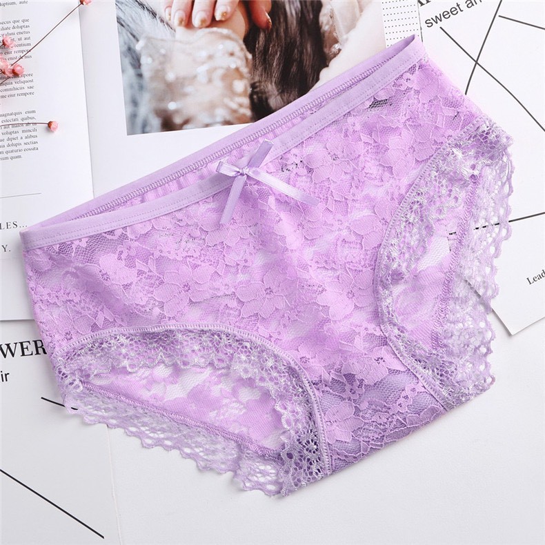Quần lót ren xuyên thấu gợi cảm sexy siêu mỏng nhiều màu DOLLY SECRET QL015 - Màu ngẫu nhiên