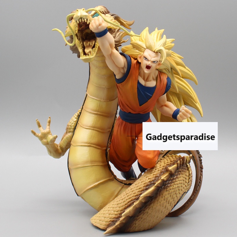 Mô Hình Nhân Vật Super Saiyan 3 Son Goku Bằng Pvc 20CM