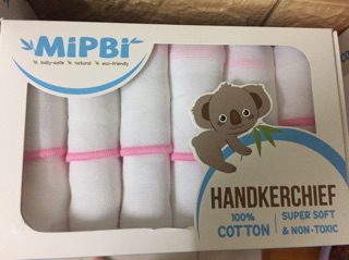 Khăn sữa 100 % cotton mipbi