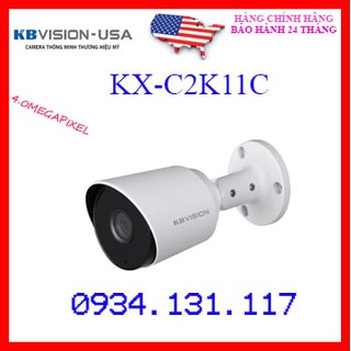 Camera HDCVI hồng ngoại 4.0 Megapixel KBVISION KX-C2K11C (THAY THẾ KX-2K11C)