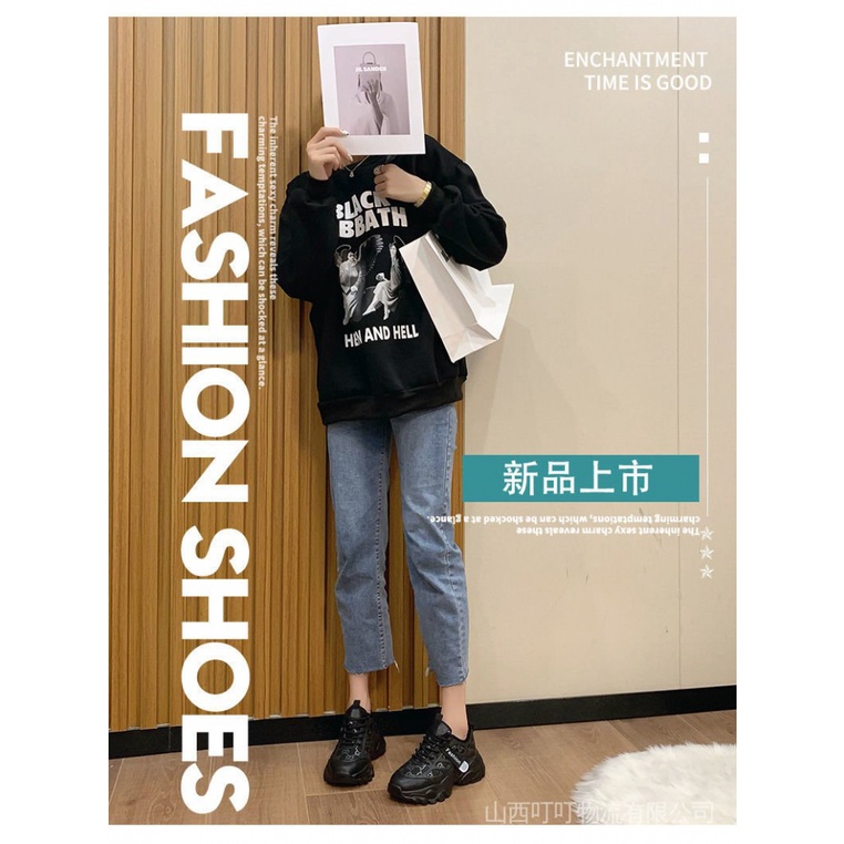 Giày Thể Thao Nữ Phong Cách Mới Mùa Thu Đông