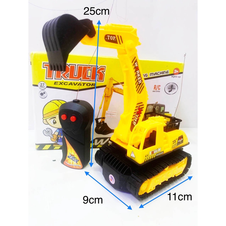Xe điều khiển xúc đất model truck D&D