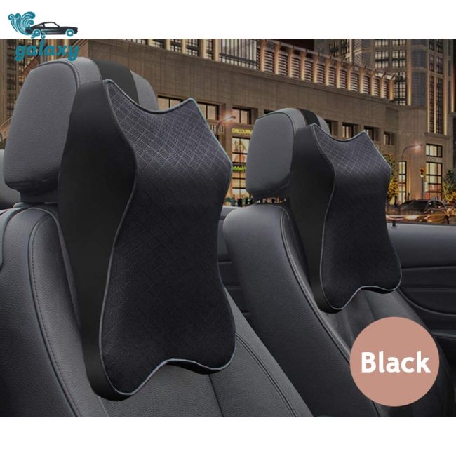 Galaxy Gối Tựa Cổ Bằng Mút Hoạt Tính Gắn Ghế Ngồi Xe Hơi Tiện Dụng