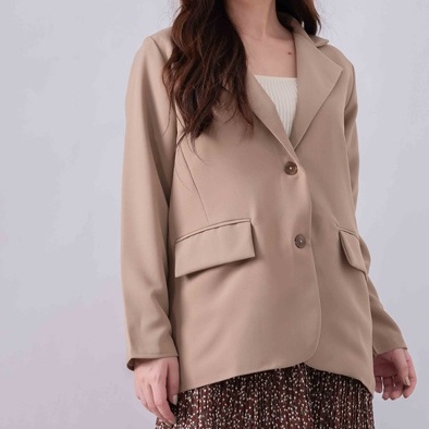 Áo Blazer Nữ Dài Tay 2 Lớp Mẫu Mới Phong Cách Hàn Quốc Áo Vest Nữ Khoác Ngoài Cao Cấp