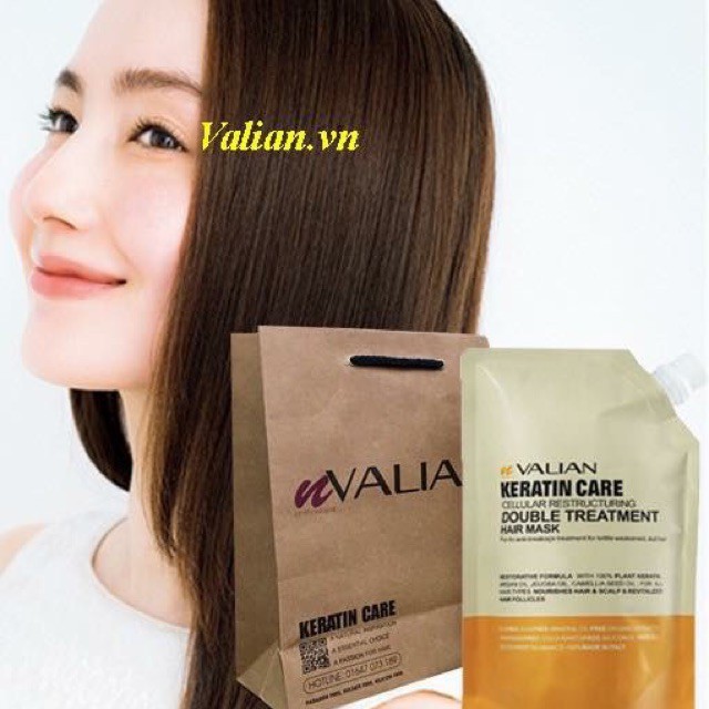 HẤP TÓC TÚI VALIAN KERATIN CARE 500ML