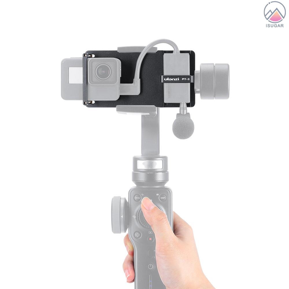 Ulanzi Đế Gắn Máy Ảnh Pt-6 Cho Gopro Hero 7 6 5 For Dji Moza Mini S Zhiyun Smooth 4 Vimble 2