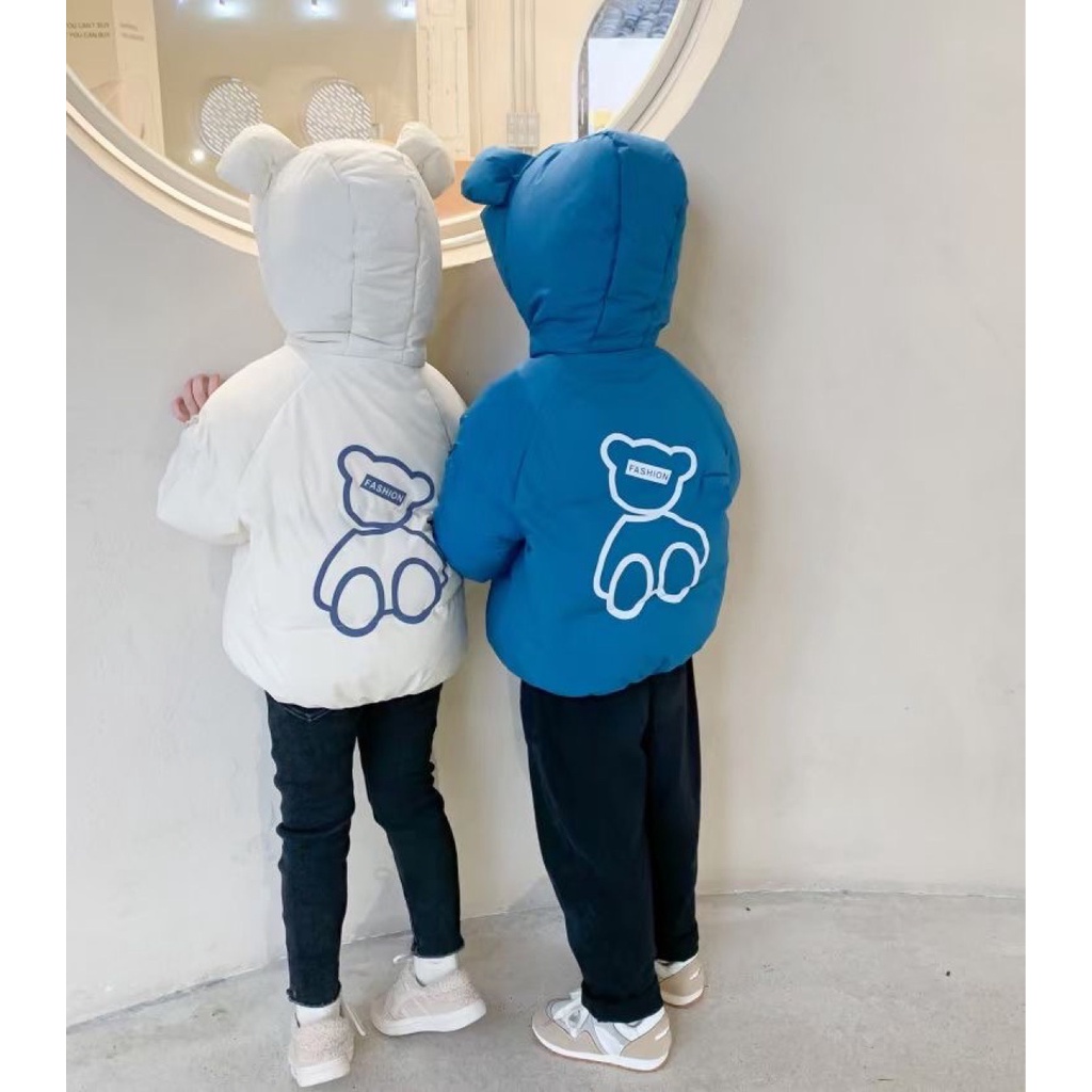 Áo Phao tai gấu Bé trai/Bé gái form 8-16kg-QATE 505