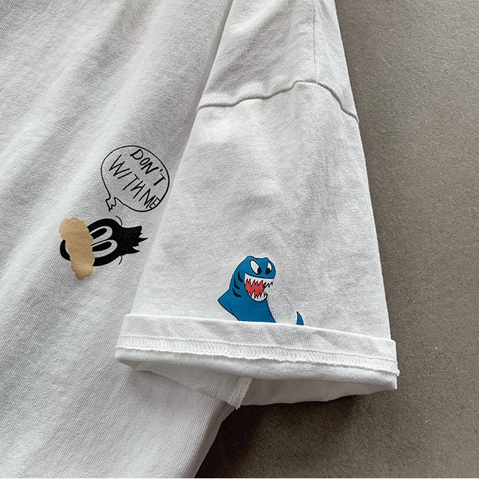Áo thun nam tay ngắn in hình hoạt họa trẻ trung | BigBuy360 - bigbuy360.vn
