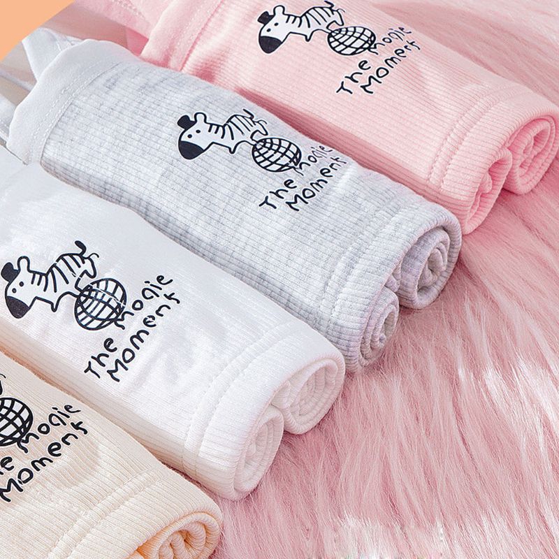 Áo Lót Cotton Mềm Mại Cho Bé Gái Từ 9-18 Tuổi