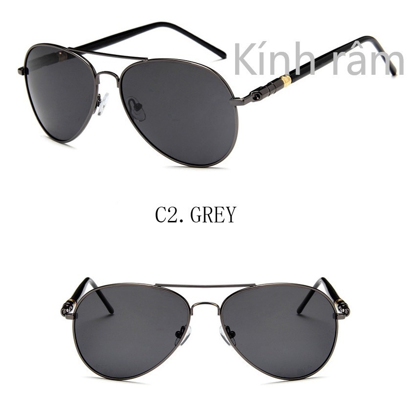 Kính mát nam D2004 phân cực chống chói chống tia UV400 hiệu quả giúp bảo vệ mắt dưới ánh nắng mặt trời | BigBuy360 - bigbuy360.vn