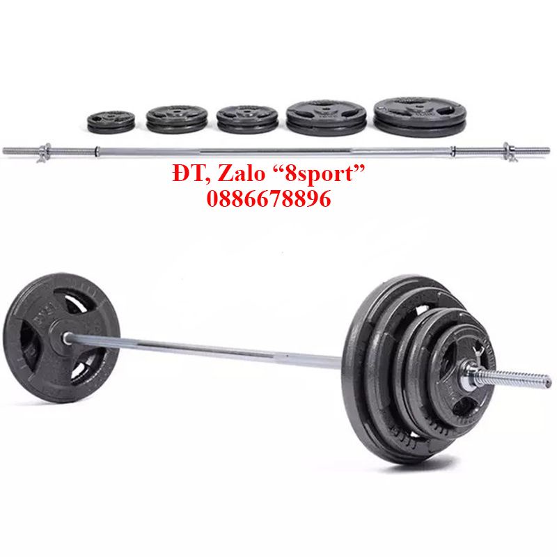 Đòn tạ 150cm cao cấp, nhập khẩu bền, chắc chắn, được sử dụng cho các bài tập cơ tay, cơ bắp tay và cơ ngực