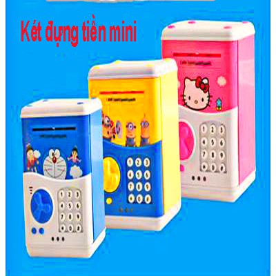 [20 MẪU] KÉT SẮT ĐỰNG TIỀN MINI CHO BÉ- KÉT TIẾT KIỆM ATM CHO TRẺ HÌNH KUTE ĐÁNG YÊU