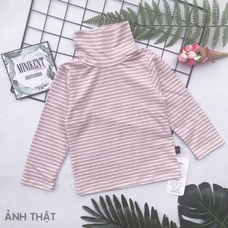 Thanh lý Áo cotton thun cổ lọ cho bé