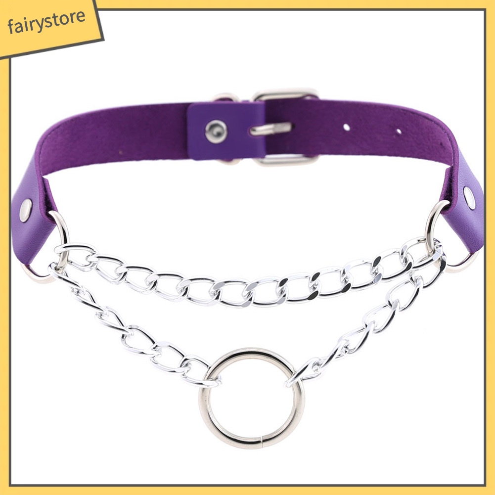 Vòng cổ choker giả da phong cách cá tính dành cho cả nam và nữ