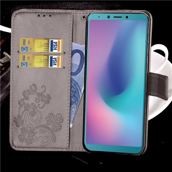 Samsung Galaxy A6+ A7 A8 Plus 2018 Flip Leather Case Stand Cover/SY